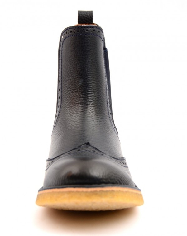 Bisgaard Chelsea Boots Bottes 52101 Chaussures en cuir bleu taille 32-38 NEUF 